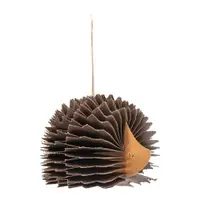 Ornament de Crăciun lucrat manual din hârtie 10 cm Honeycomb Hedgehog – Sass & Belle