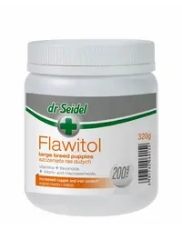 DR SEIDEL Flawitol căței rase mari dezvoltare oase și articulații 200 tablete