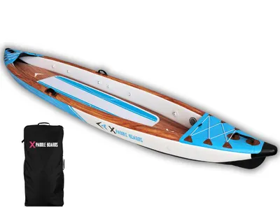 Canoe-kayak gonflabil pentru 2 persoane dropstitch 470 x 80 x 42 cm K-BLUE
