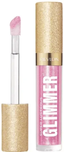 Revlon Super Lustrous Luciu de buze Glimmer Gloss, 02 Pink Prisma, 3.8 ml