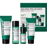Kit pentru ten acneic AHA BHA PHA 30 Days Miracle, 4 produse, Some By Mi