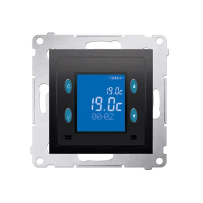 Termostat digital cu afisaj electronic si senzor interior (modul); 16 (2) A, 230V ~; antracit