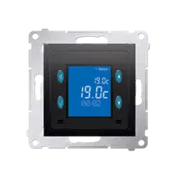 Termostat digital cu afisaj electronic si senzor interior (modul); 16 (2) A, 230V ~; antracit
