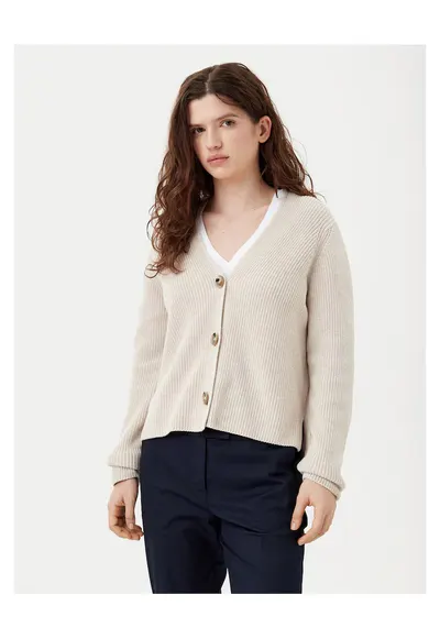 Cardigan de dama bej