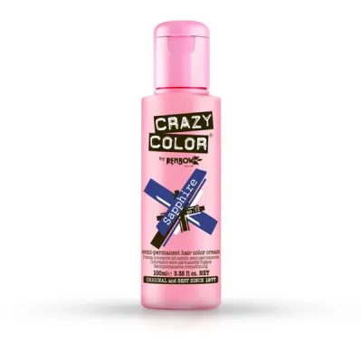 Vopsea semi-permanenta SAPPHIRE - CRAZY COLOR - no.72 - 100 ml