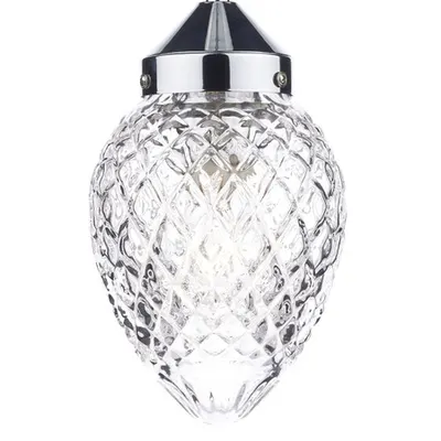 Lampa suspendata Agatha 1 Light Pendant Polished Chrome
