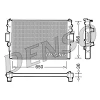 Radiator, racire motor DENSO DRM12007