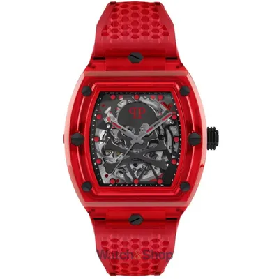 Ceas Philipp Plein Philipp Plein PWPTA0224 Automatic Mens Watch The $keleton Crystal 44mm 5ATM