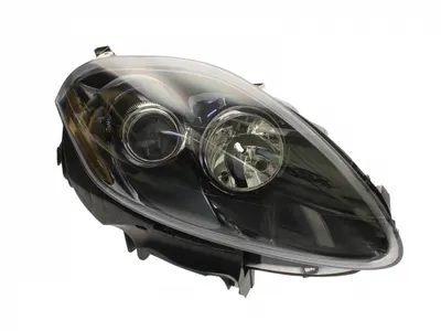 Far Dreapta (halogen, 2 H1 H1 H7, electric, cu motor, bec, culoare insert: intuneric, culoare semnalizator: fumuriu) potrivit FIAT BRAVO II