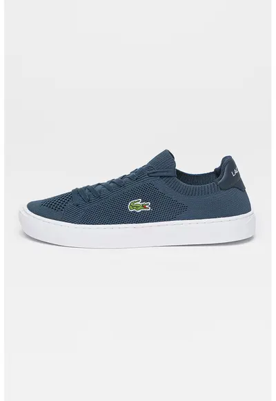 Tenisi slip-on LA Pique 2.0 - Alb optic/Bleumarin