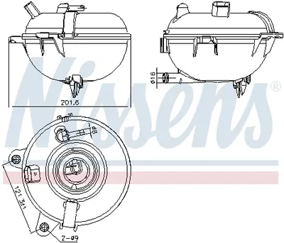 Vas Expansiune Racire Potrivit Audi A3, Q2, Q3, Q5, Tt; Seat Ateca, Leon, Leon Sc, Leon St, Tarraco; Skoda Karoq, Kodiaq I, Octavia Iii, Superb Iii, Yeti; Vw Atlas, Golf Alltrack Vii 05.08