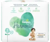 Scutece bebelusi Pampers - Pure 3, 31 buc.
