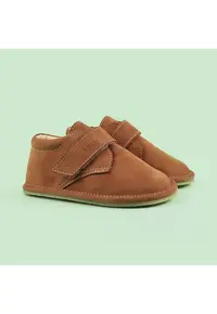 Pantofi Barefoot din piele naturala - Browie - Maro - Maro