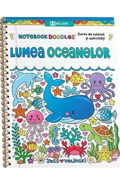 Lumea oceanelor. Carte de colorat si activitati