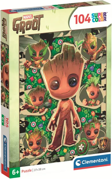 Puzzle pentru copii Clementoni din 104 piese - Eu sunt Groot