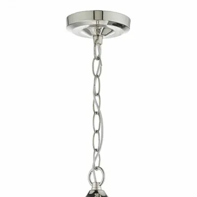 Lampa suspendata Vanessa 3 Light Pendant Polished Nickel & Glass