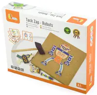 Tablă de lemn pentru copii Viga - Roboți