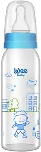 Biberon Wee Baby Classic, 250 ml, albastră