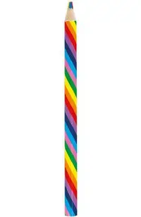 Creion Jumbo curcubeu cu mina multicolora