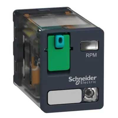 Releu de Interfata, Zelio Rpm, 2 C/O, 24 V C.C., 15 A, cu Led
