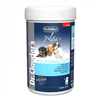 Lapte praf pentru catei Dr. Clauder's 450 gr