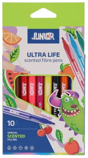Set de markere parfumate Junior - 10 culori