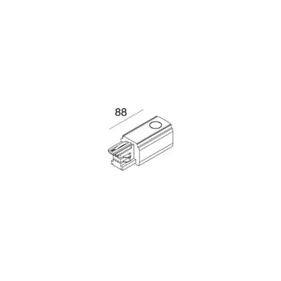 106705.02 All-Track Conector alimentare dreapta Negru