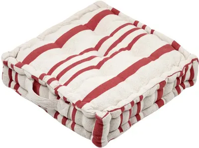 Pernă de podea STOF - Manduel, 45 x 45 x 10 cm, Red