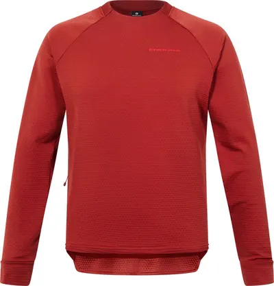 Bluză termică cu mâneci lungi pentru bărbați Endura Singletrack Fleece