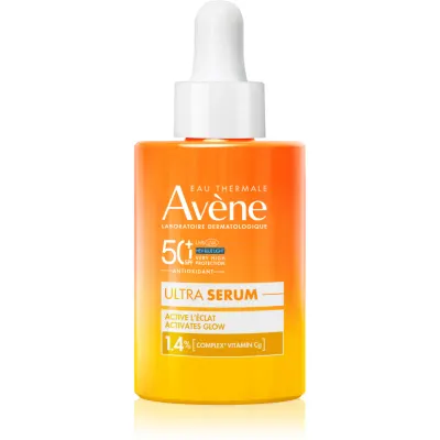 Avène Sun Ultra Serum Activates Glow ser protector pentru o piele mai luminoasa SPF 50+ 30 ml