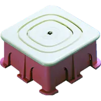Flush-Mounting Box For Thelephone System - Conventional - 68x68x30