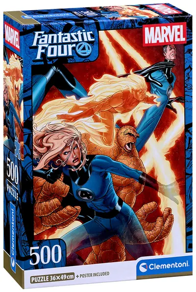 Puzzle Clementoni din 500 piese - Cei Patru Fantastici
