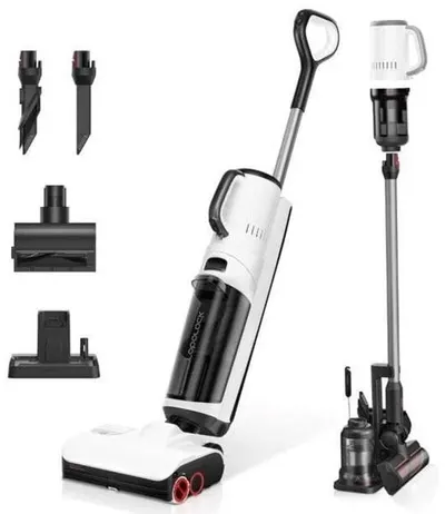 Aspirator vertical Roborock - Dyad Pro Combo, alb