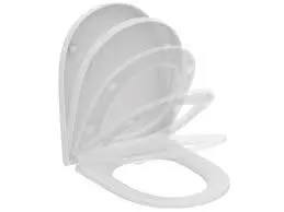 Capac wc inchidere lenta, 53.5x35 cm, demontare rapida, Ideal Standard I.life O