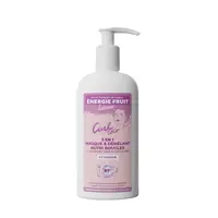 Masca balsam 2 in 1 pentru par ondulat sau cret cu Ulei de cocos organic si Unt de shea, 300ml, Energie Fruit