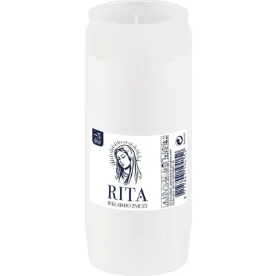 Candela Rezerva Nr. 4, Alba, Bolsius