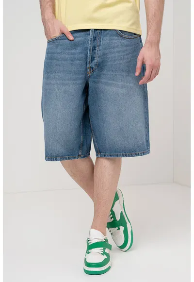 Blugi trei sferturi de denim - Albastru deschis