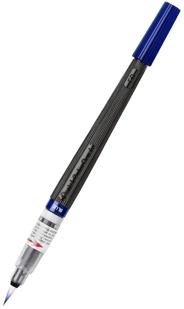 Pensula Pentel - Art Colours, albastra