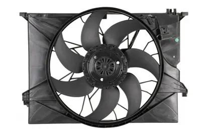 Ventilator radiator (cu carcasa) potrivit MERCEDES S (C216), S (W221, V221) 2.2D-5.5 10.05-12.13