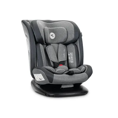 Scaun auto pentru copii Lorelli Sagitta Grey, i-Size, rotativ 360, protectie laterala SPS, spatar reglabil, 0-12 ani, 40-150 cm, SPS
