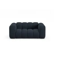 Canapea albastru-închis cu tapițerie din chenille 170 cm Lupine – Micadoni