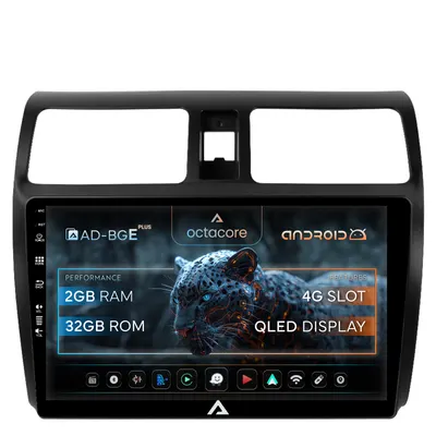 Navigatie Suzuki Swift (2003-2010), Android, E-Octacore 2GB RAM + 32GB ROM, 10.1 Inch - AD-BGE10002+AD-BGRKIT301