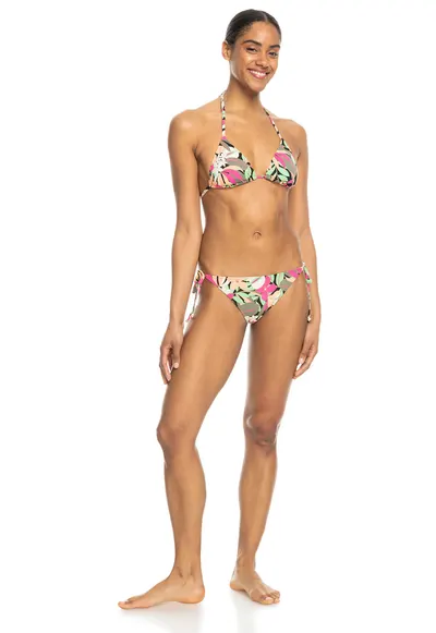 Costum de baie cu doua piese - Verde/Roz