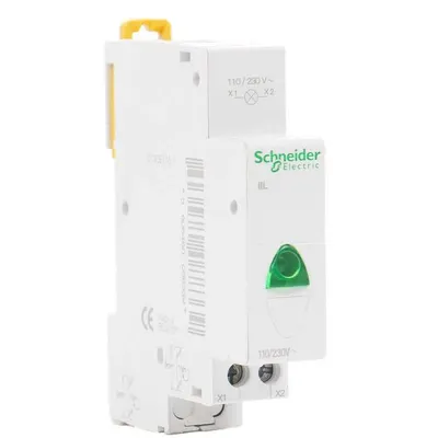 Lampa de semnalizare modulara IIL Verde Schneider A9E18321