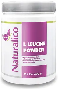 L-Leucine Powder, 400 g, Naturalico