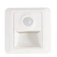 Lampa incastrata in perete cu senzor de miscare LED 1W Kristal