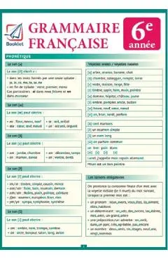 Pliant Grammaire Francaise 6e annee