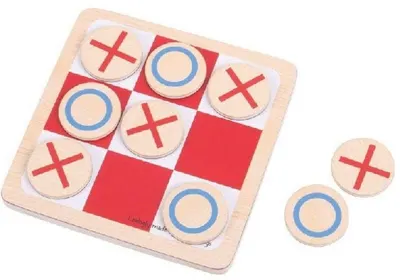 Jucarie din lemn Bigjigs - X si 0