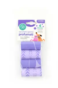 Leopet Pungi Igienice Parfumate Liliac Set 4 role