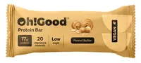 Baton proteic vegan, unt de arahide, 12 х 60 g, Oh!Good